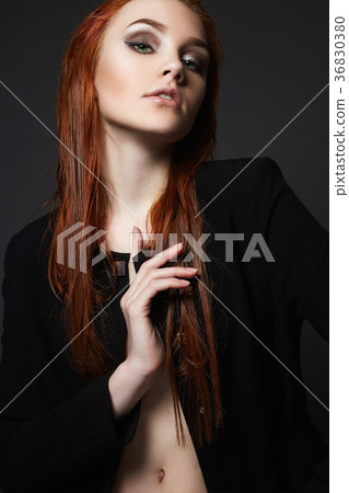 sexy Beautiful young woman with wet hair sexy Beautiful young woman with wet hair 36830380