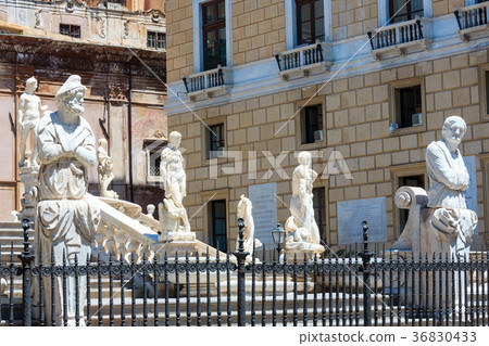 Fontana Pretoria, Palermo, Sicily, Italy Fontana Pretoria, Palermo, Sicily, Italy 36830433