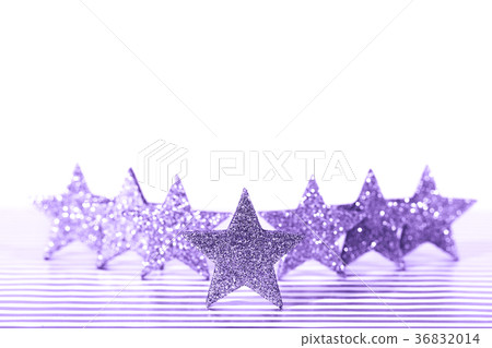 Textured glittering Ultra Violet stars 36832014