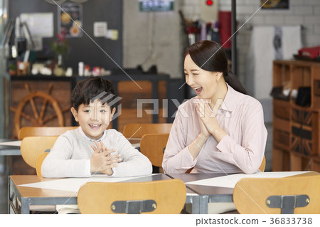 媽媽，兒子，餐廳 36833738