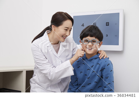 兒童，眼科，配鏡師 36834481