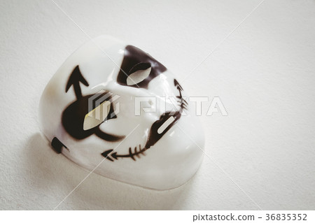High angle view of evil face mask 36835352
