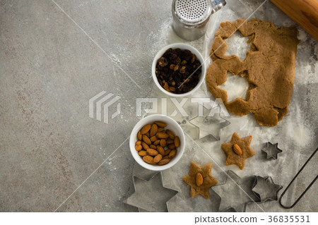 Cookies with almond on top Cookies with almond on top 36835531