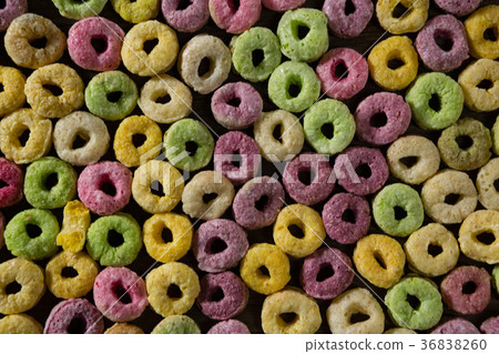 Close-up of froot loops 36838260