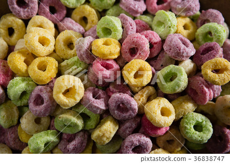 Close-up of froot loops 36838747