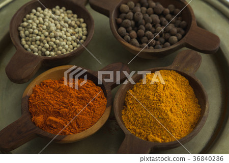 Various type spices in bowl  36840286