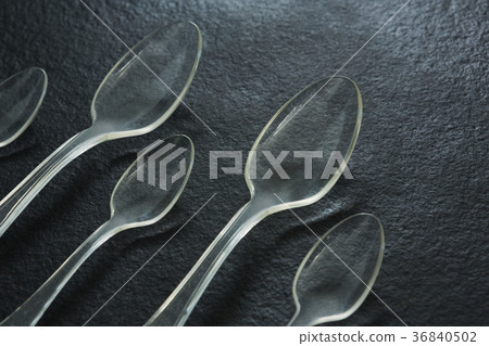 Various disposable spoons Various disposable spoons 36840502
