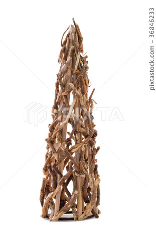 Christmas tree made from wooden sticks 36846233