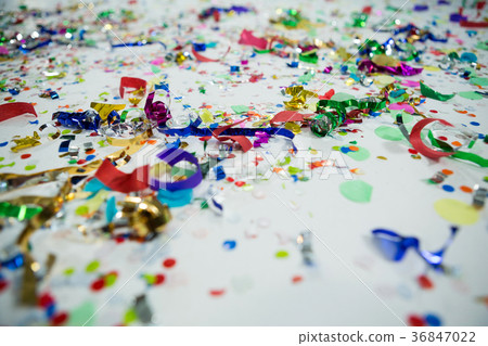 Various decorations on white background 36847022