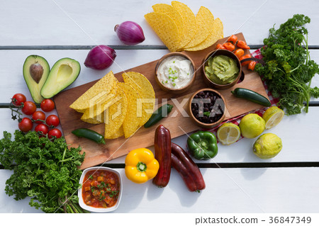 Various mexican food ingredients 36847349