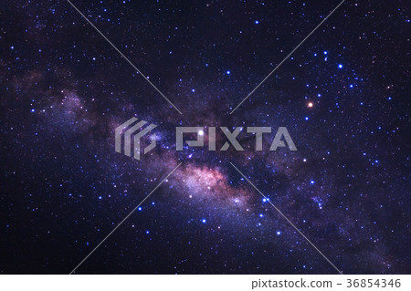 Milky way galaxy with stars and space in universe Milky way galaxy with stars and space in universe 36854346