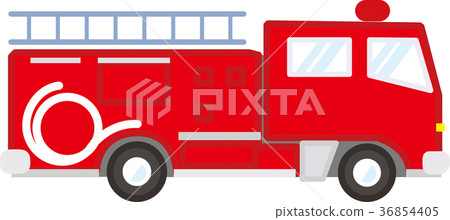 Fire engine - Stock Illustration [36854405] - PIXTA