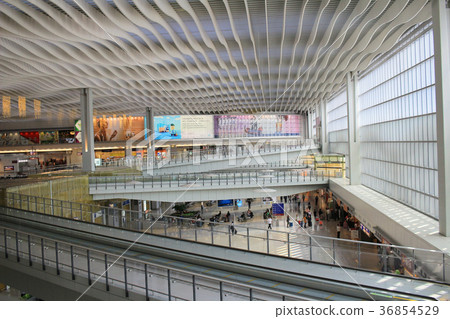 interior of ternminal 2 in Hong Kong 36854529