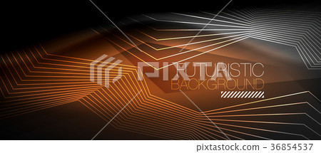 Straight neon lines 36854537