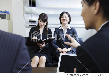 會議會議商務談判介紹銷售業務人企業形象 36854966