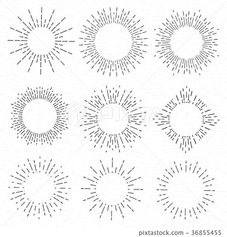 Creative vector illustration of geometric hand 36855455