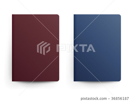 Passport Blank Vector. Front Cover. Realistic Passport Blank Vector. Front Cover. Realistic 36856187