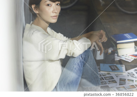 自由職業者的女性形象 36856822