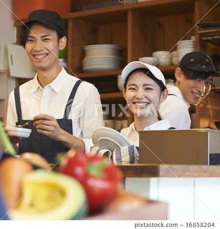 咖啡廳廚房員工 36858204