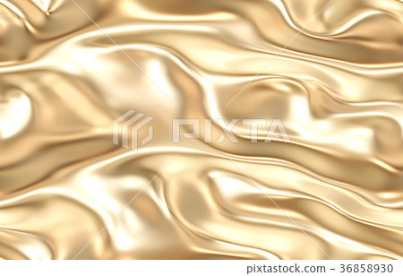 Bright and detailed silk/satin fabric close-up texture background (high resolution 2D CG rendering ∕ coloring illustration) 36858930