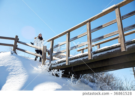 Woman, winter, snow, Mt. Woman, winter, snow, Mt. 36861528