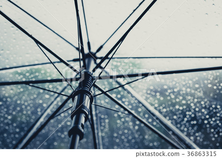 雨滴和乙烯基傘 雨滴和乙烯基傘 36863315