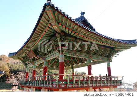 Korean traditional architecture roof Korean traditional architecture roof 36864401