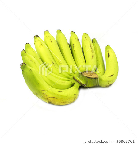 Bunch of bananas isolated on white background 36865761