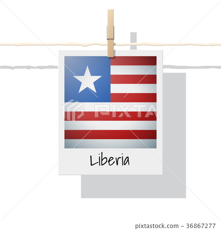 Photo of Liberia flag 36867277