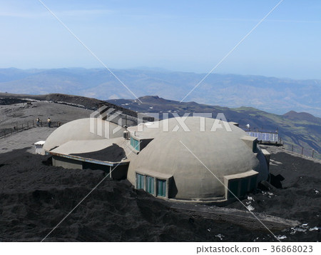 Old Observatory at Mount Etna - 스톡사진 36868023 - PIXTA