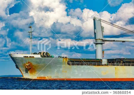 Grey bulker ship Grey bulker ship 36868854
