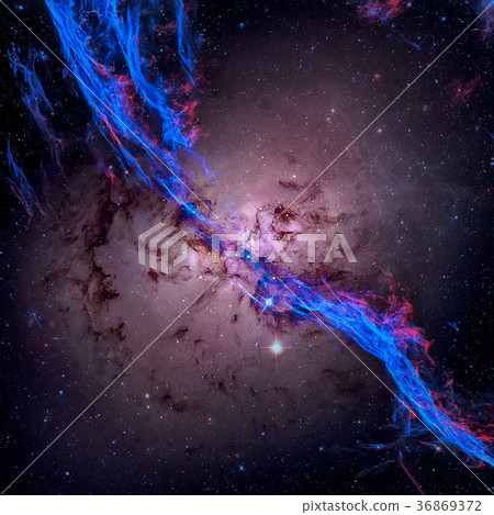 Nebula and stars. Abstract science background. Nebula and stars. Abstract science background. 36869372