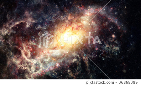 Nebula and galaxies in space. Nebula and galaxies in space. 36869389