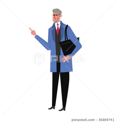 工作的老人插圖 工作的老人插圖 36869741