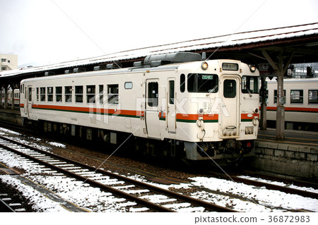本地線| Snow Takayama主線Kiha 40系列列車 36872983