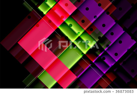 Color arrows on black background 36873083