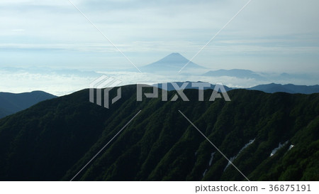 從南阿爾卑斯山的富士山的絕佳景色 從南阿爾卑斯山的富士山的絕佳景色 36875191
