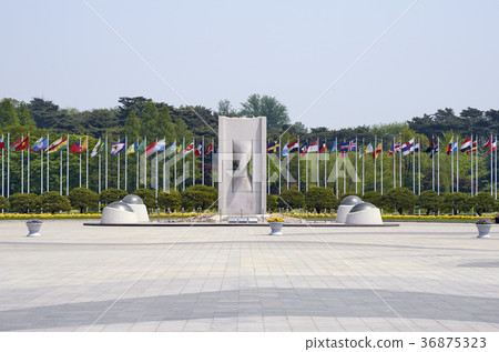 National flag, National flag square, Tower, Olympic park, Songpa-gu, Seoul 36875323