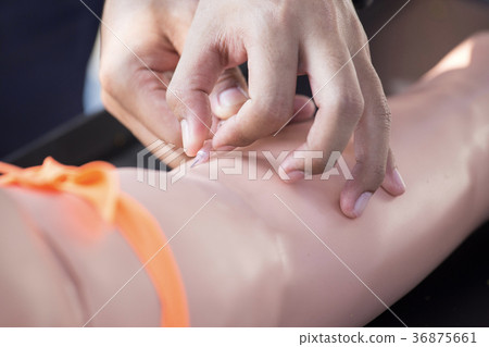 injection or iv by syringe training on model arm injection or iv by syringe training on model arm 36875661