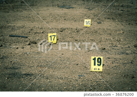 3 of evidence markers in crime scene investigation 36876200