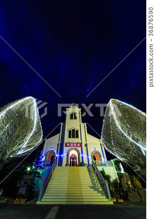 String difference church Hirado Christmas illuminations Churches in Nagasaki 36876590