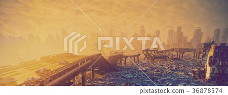 Ruins of the city. Ruins of the city. 36878574