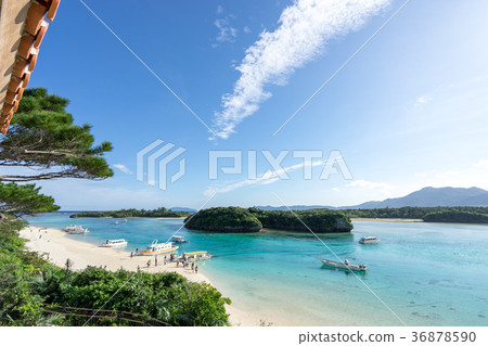 Landscape of Kabira Park Observatory and Kabira Bay 36878590