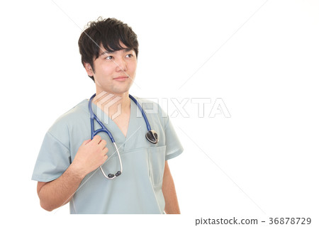 A smiling doctor 36878729