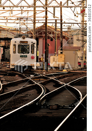 漢坎火車發出過馬路 36881012