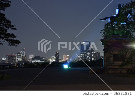 Aoba castle in the night 36881881