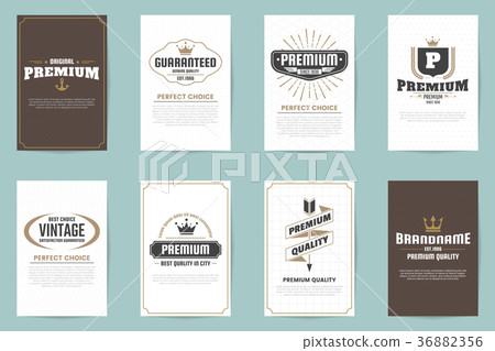 Vintage Retro Vector Logo for banner 36882356
