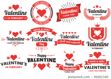 Valentine template banner Vector background Valentine template banner Vector background 36882380