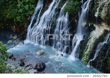 Biei white beard waterfall 36882760