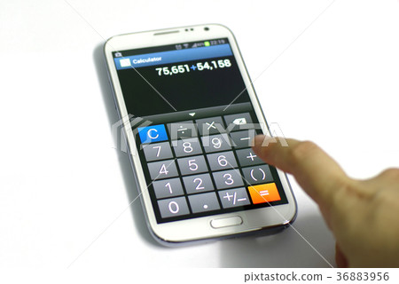 mobile,smart phone calculator function with finger mobile,smart phone calculator function with finger 36883956